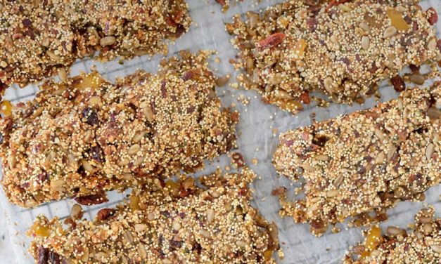 Amaranth Power Bars With Hemp Seeds