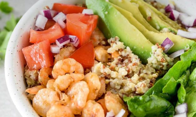 Lemon-Chilli Prawn Quinoa Bowls