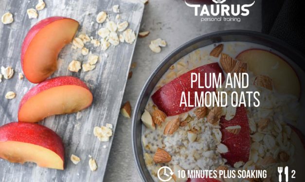 Plum and Almond Oats