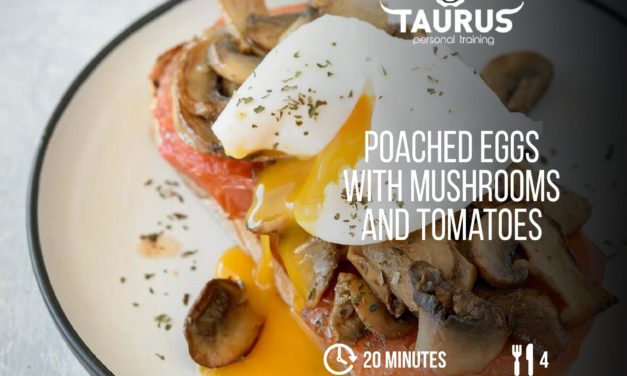 Poached Eggs With Mushrooms and Tomatoes