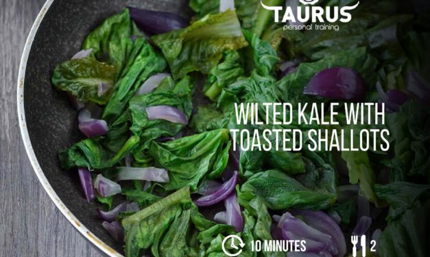 Wilted Kale With Toasted Shallots