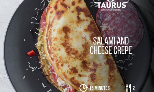 Salami and Cheese Crepe