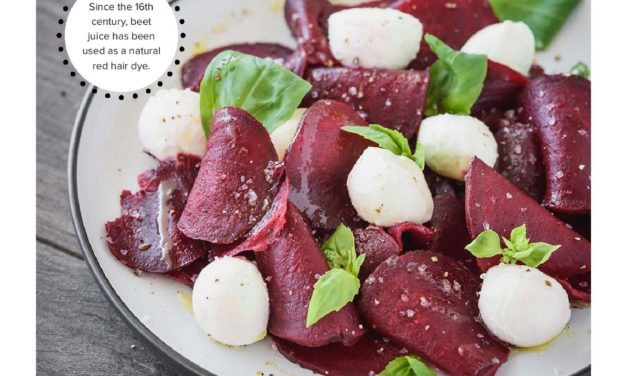 Beetroot caprese