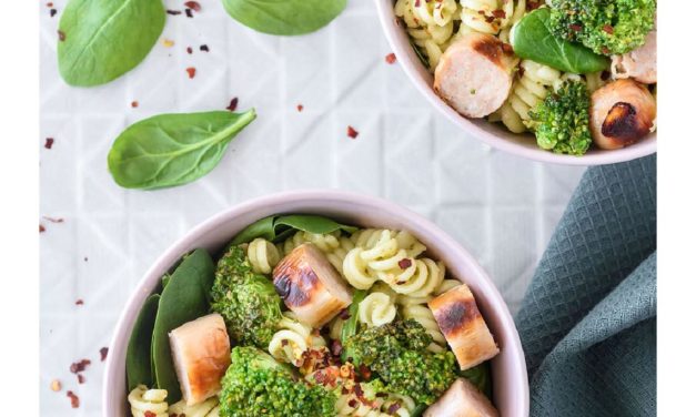 Pesto Pasta With Sausage