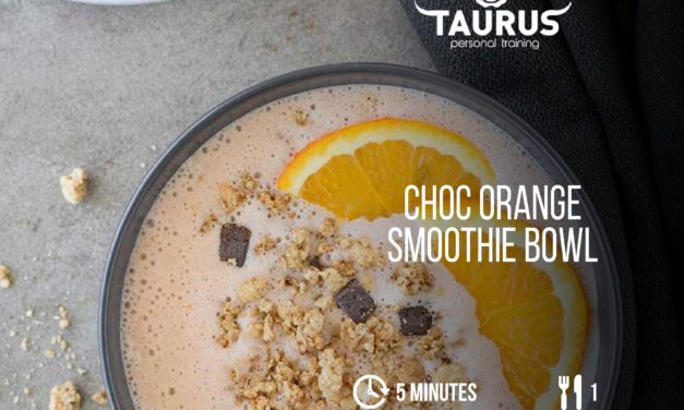 Choc Orange Smoothie Bowl