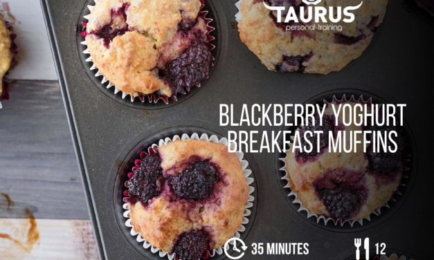 Blackberry Yoghurt Breakfast Muffins