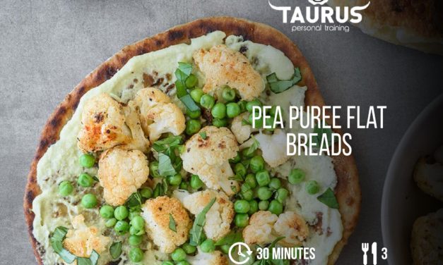 Pea Puree Flat Breads