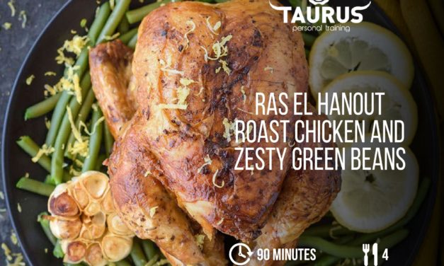 Ras El Hanout Roast Chicken And Zesty Green Beans