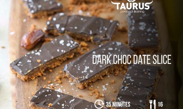 Dark Choc Date Slice