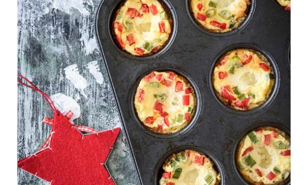 Mini Christmas Quiche