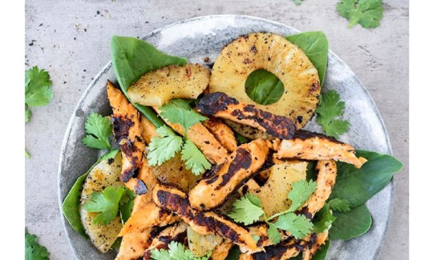 BBQ Chicken & Avocado Salad