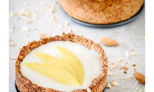 Greek Yoghurt Tart With Mango