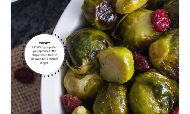 Roasted Brussels Sprouts With Cranberries